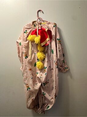 Kids clown costume vintage homemade